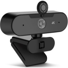 DICOTA Webcam PRO Plus 4K - Stunning 3840 x 2160 Clarity for Professional Meetings & Streaming